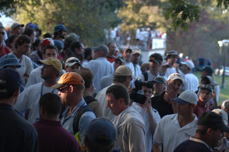 Disc Golf Crowd